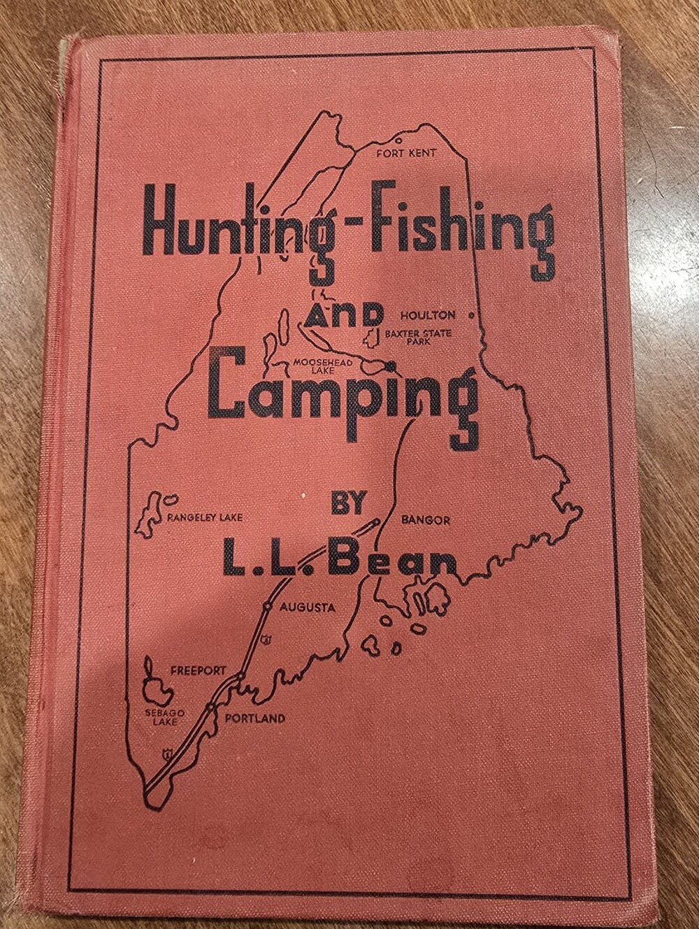 Hunting Fishing and Camping by LL Bean (HB Book, 1944 4th Edition Maine USA